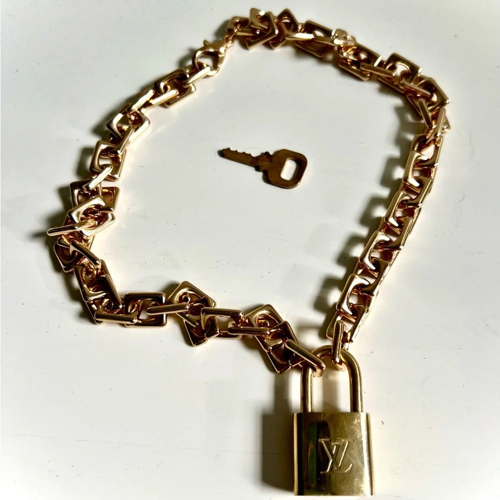 Authentic Louis Vuitton Lock With Necklace - Picture 5 of 5